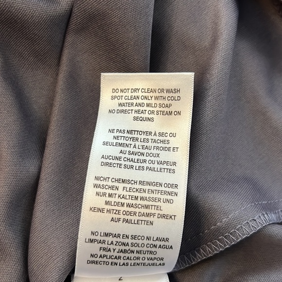 Adrianna Papell Jewel Neck Short Flutter Sleeve Floral Beaded Sheath Midi Dress - Picture 13 of 16